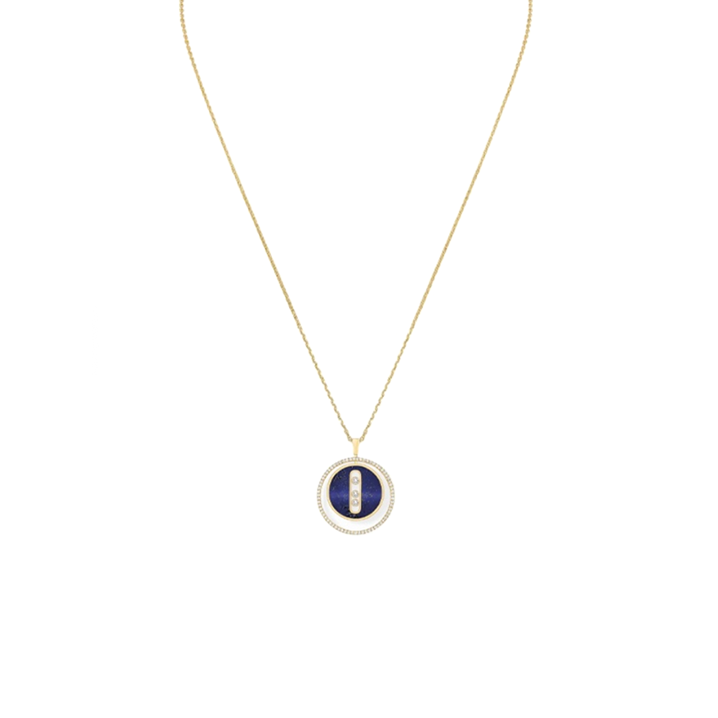 MESSIKA LUCKY MOVE NECKLACE YELLOW GOLD 10839